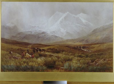 Snowstorm over Snowdon, 1879 by James Jackson Curnock
